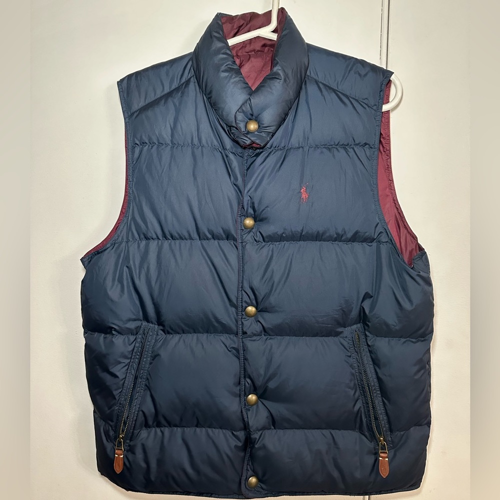 Men’s polo Ralph Lauren reversible puffer vest